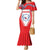 Czech Republic Ice Hockey Custom Family Matching Mermaid Dress and Hawaiian Shirt Flag Style