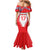 Czech Republic Ice Hockey Custom Family Matching Mermaid Dress and Hawaiian Shirt Flag Style