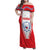 Czech Republic Ice Hockey Custom Family Matching Off Shoulder Maxi Dress and Hawaiian Shirt Flag Style