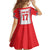 Czech Republic Ice Hockey Custom Family Matching Off Shoulder Short Dress and Hawaiian Shirt Flag Style