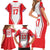 Czech Republic Ice Hockey Custom Family Matching Short Sleeve Bodycon Dress and Hawaiian Shirt Flag Style