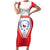 Czech Republic Ice Hockey Custom Family Matching Short Sleeve Bodycon Dress and Hawaiian Shirt Flag Style