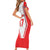 Czech Republic Ice Hockey Custom Family Matching Short Sleeve Bodycon Dress and Hawaiian Shirt Flag Style