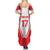 Czech Republic Ice Hockey Custom Family Matching Summer Maxi Dress and Hawaiian Shirt Flag Style