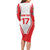 Czech Republic Ice Hockey Custom Long Sleeve Bodycon Dress Flag Style