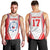 Czech Republic Ice Hockey Custom Men Tank Top Flag Style