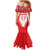 Czech Republic Ice Hockey Custom Mermaid Dress Flag Style