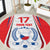 Czech Republic Ice Hockey Custom Round Carpet Flag Style LT17 - Wonder Print Shop