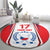 Czech Republic Ice Hockey Custom Round Carpet Flag Style LT17 - Wonder Print Shop