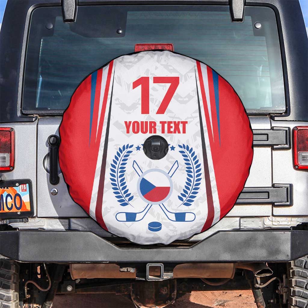 Czech Republic Ice Hockey Custom Spare Tire Cover Flag Style LT17 - Wonder Print Shop