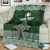 Personalized Celtic Cross Shamrock Ireland Blanket Celtic Knot with Shamrock