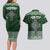 Personalized Celtic Cross Shamrock Ireland Couples Matching Long Sleeve Bodycon Dress and Hawaiian Shirt Celtic Knot with Shamrock