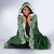 Personalized Celtic Cross Shamrock Ireland Hooded Blanket Celtic Knot with Shamrock