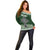 Personalized Celtic Cross Shamrock Ireland Off Shoulder Sweater Celtic Knot with Shamrock