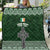 Personalized Celtic Cross Shamrock Ireland Quilt Celtic Knot with Shamrock