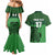 Custom Ireland Football Couples Matching Mermaid Dress and Hawaiian Shirt Celtic Knot with Shamrock