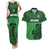 Custom Ireland Football Couples Matching Tank Maxi Dress and Hawaiian Shirt Celtic Knot with Shamrock