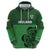 Custom Ireland Football Hoodie Celtic Knot with Shamrock