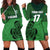 Custom Ireland Football Hoodie Dress Celtic Knot with Shamrock