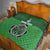 Custom Ireland Football Quilt Celtic Knot with Shamrock