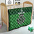 Custom Ireland Football Quilt Celtic Knot with Shamrock