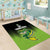 Custom Ireland Rugby Go Champions Area Rug Irish Shamrock