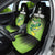 Custom Ireland Rugby Go Champions Car Seat Cover Irish Shamrock