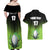 Custom Ireland Rugby Go Champions Couples Matching Off Shoulder Maxi Dress and Hawaiian Shirt Irish Shamrock