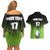 Custom Ireland Rugby Go Champions Couples Matching Off Shoulder Short Dress and Hawaiian Shirt Irish Shamrock