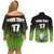 Custom Ireland Rugby Go Champions Couples Matching Off Shoulder Short Dress and Long Sleeve Button Shirt Irish Shamrock