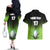 Custom Ireland Rugby Go Champions Couples Matching Off The Shoulder Long Sleeve Dress and Hawaiian Shirt Irish Shamrock