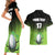 Custom Ireland Rugby Go Champions Couples Matching Short Sleeve Bodycon Dress and Hawaiian Shirt Irish Shamrock