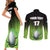 Custom Ireland Rugby Go Champions Couples Matching Short Sleeve Bodycon Dress and Long Sleeve Button Shirt Irish Shamrock