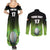 Custom Ireland Rugby Go Champions Couples Matching Summer Maxi Dress and Long Sleeve Button Shirt Irish Shamrock