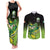 Custom Ireland Rugby Go Champions Couples Matching Tank Maxi Dress and Long Sleeve Button Shirt Irish Shamrock