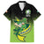 Custom Ireland Rugby Go Champions Family Matching Long Sleeve Bodycon Dress and Hawaiian Shirt Irish Shamrock