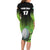 Custom Ireland Rugby Go Champions Family Matching Long Sleeve Bodycon Dress and Hawaiian Shirt Irish Shamrock