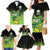 Custom Ireland Rugby Go Champions Family Matching Mermaid Dress and Hawaiian Shirt Irish Shamrock