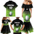 Custom Ireland Rugby Go Champions Family Matching Mermaid Dress and Hawaiian Shirt Irish Shamrock