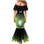 Custom Ireland Rugby Go Champions Family Matching Mermaid Dress and Hawaiian Shirt Irish Shamrock