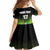 Custom Ireland Rugby Go Champions Family Matching Off The Shoulder Long Sleeve Dress and Hawaiian Shirt Irish Shamrock