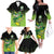 Custom Ireland Rugby Go Champions Family Matching Off The Shoulder Long Sleeve Dress and Hawaiian Shirt Irish Shamrock