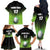 Custom Ireland Rugby Go Champions Family Matching Off The Shoulder Long Sleeve Dress and Hawaiian Shirt Irish Shamrock