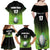 Custom Ireland Rugby Go Champions Family Matching Off Shoulder Maxi Dress and Hawaiian Shirt Irish Shamrock