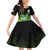 Custom Ireland Rugby Go Champions Family Matching Off Shoulder Short Dress and Hawaiian Shirt Irish Shamrock