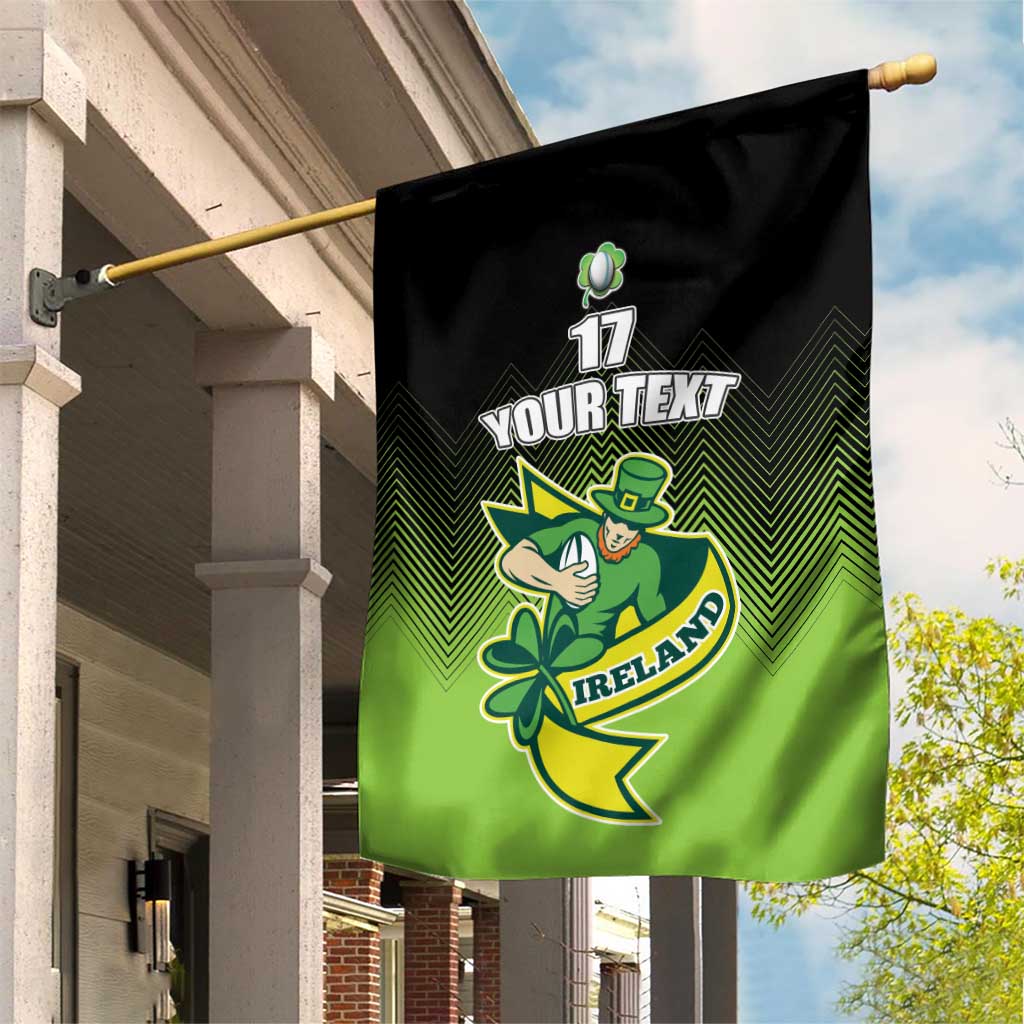 Custom Ireland Rugby Go Champions Garden Flag Irish Shamrock