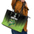 Custom Ireland Rugby Go Champions Leather Tote Bag Irish Shamrock