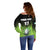 Custom Ireland Rugby Go Champions Off Shoulder Sweater Irish Shamrock