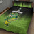 Custom Ireland Rugby Go Champions Quilt Bed Set Irish Shamrock