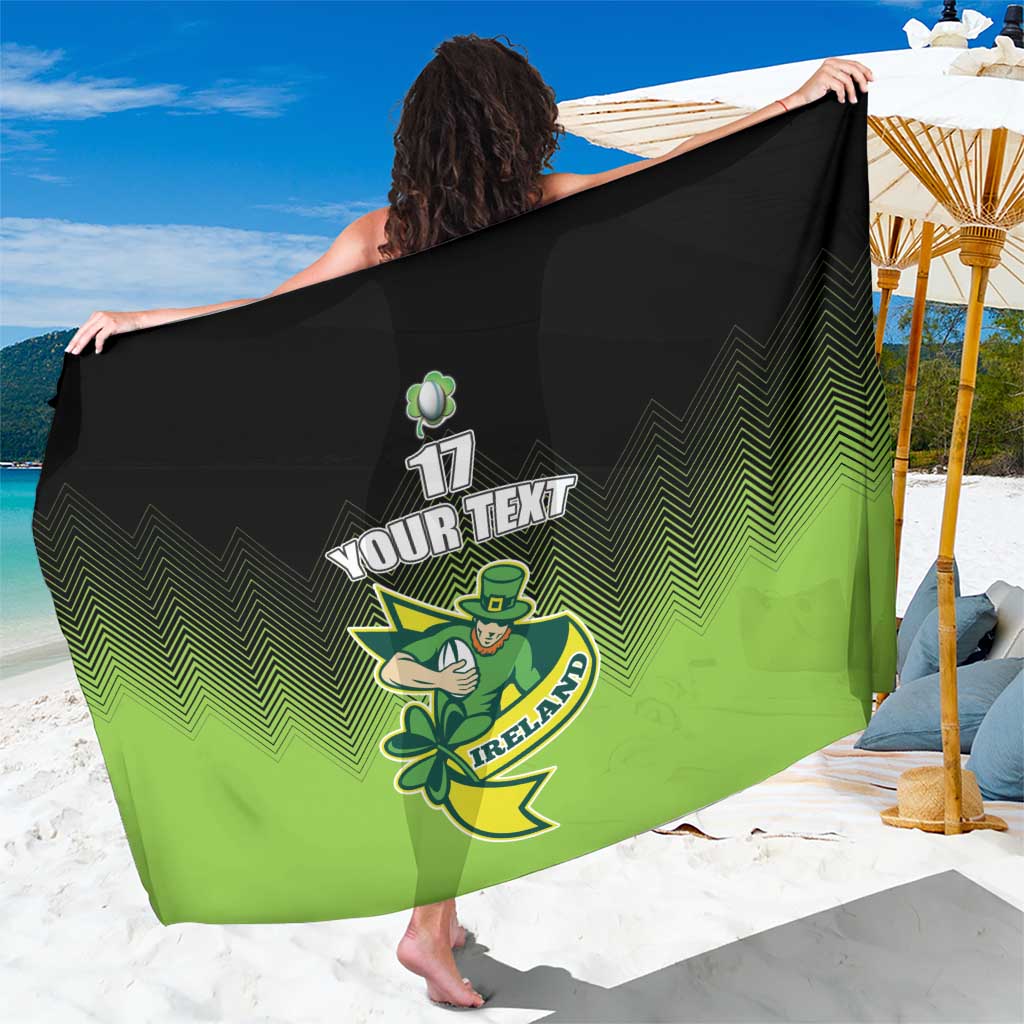 Custom Ireland Rugby Go Champions Sarong Irish Shamrock